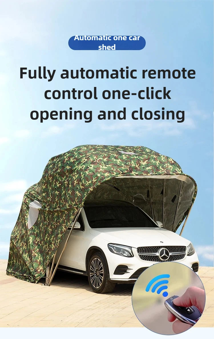 Car Folding Carport Outdoor Tarpaulin Mobile Garage