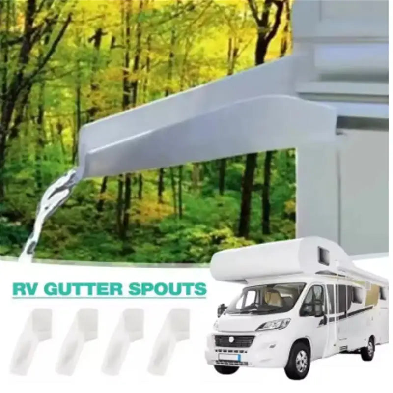 RV Gutter Spouts Mini Gutters for Drip Edge Rainwater