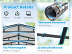 Metal Carport Garage for Two Cars 20x20FT Portable Shelter