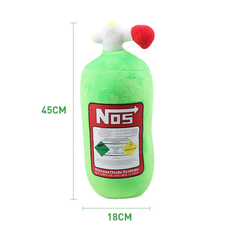 New Car Neck Pillow Car Headrest for Driver Front Passenger Seat NOS Bottle Pillow Car Decor Headrest Cushion Plush Pillow