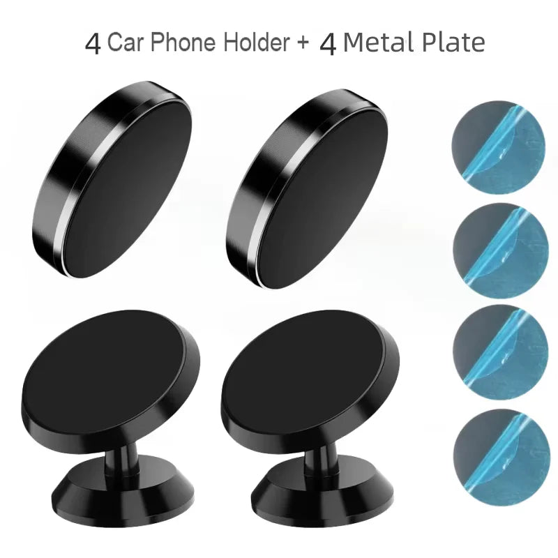 Universal Magnetic Car Phone Holder Rubber Stand
