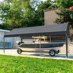 Heavy Duty 10x20 Ft Steel Canopy Carport Storage Shed