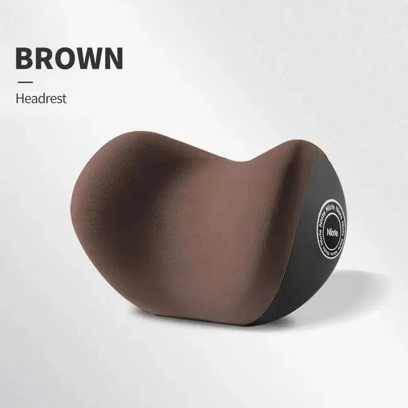 Car Neck Cushion Memory Foam Protective Lumbar Back Support Breathable Universal Car Headrest Pillow Car Supplies
