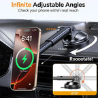 UYUXIO 15W Magnetic Wireless Car Phone Charger