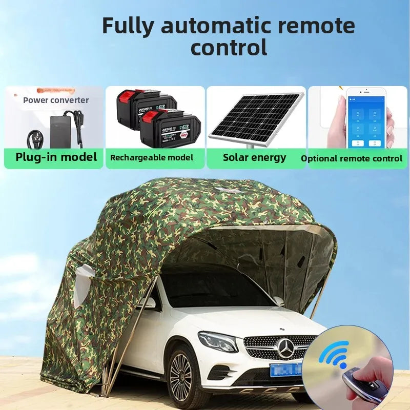 Car Folding Carport Outdoor Tarpaulin Mobile Garage