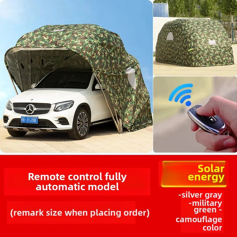 Car Folding Carport Outdoor Tarpaulin Mobile Garage