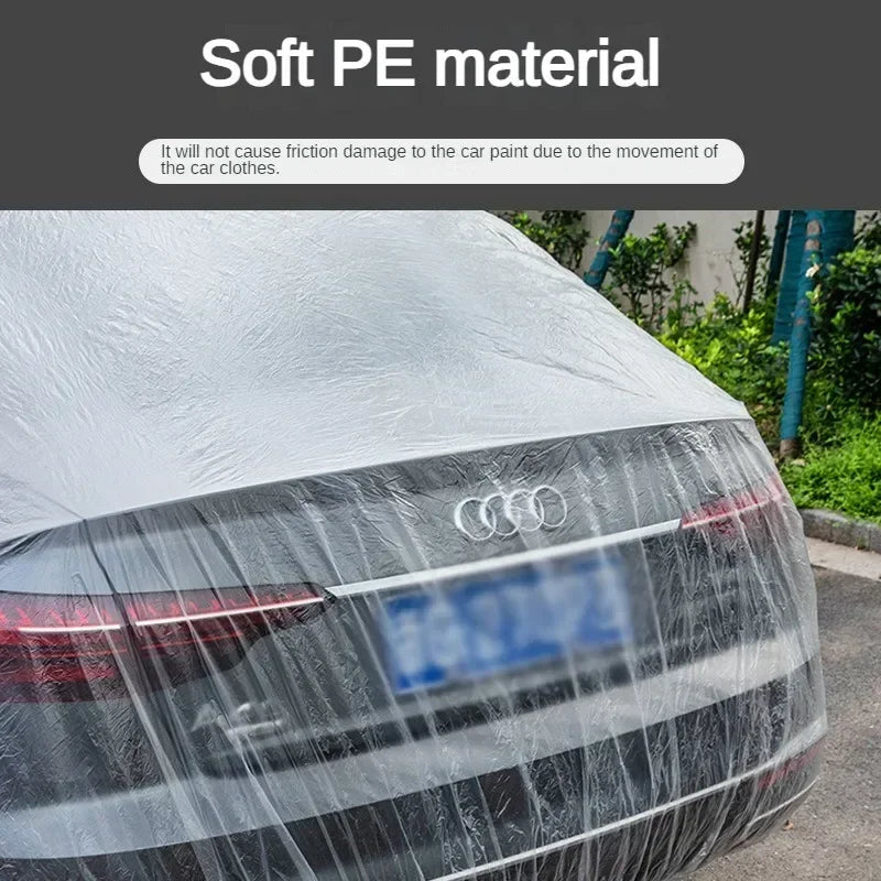Transparent PEVA Car Cover for Indoor Vehicle Protection