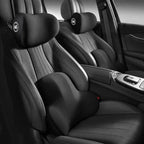 Car Neck Cushion Memory Foam Protective Lumbar Back Support Breathable Universal Car Headrest Pillow Car Supplies