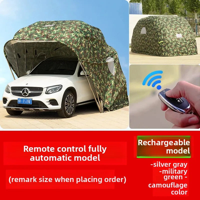 Car Folding Carport Outdoor Tarpaulin Mobile Garage