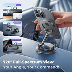 360° Adjustable Vacuum Magnetic Car Phone Holder