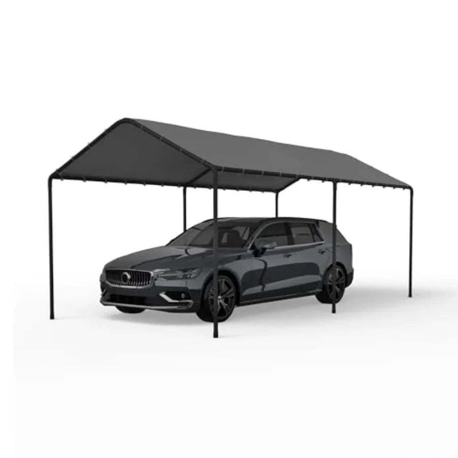 10' x 20' Heavy Duty Carport Garage Canopy with Sidewalls
