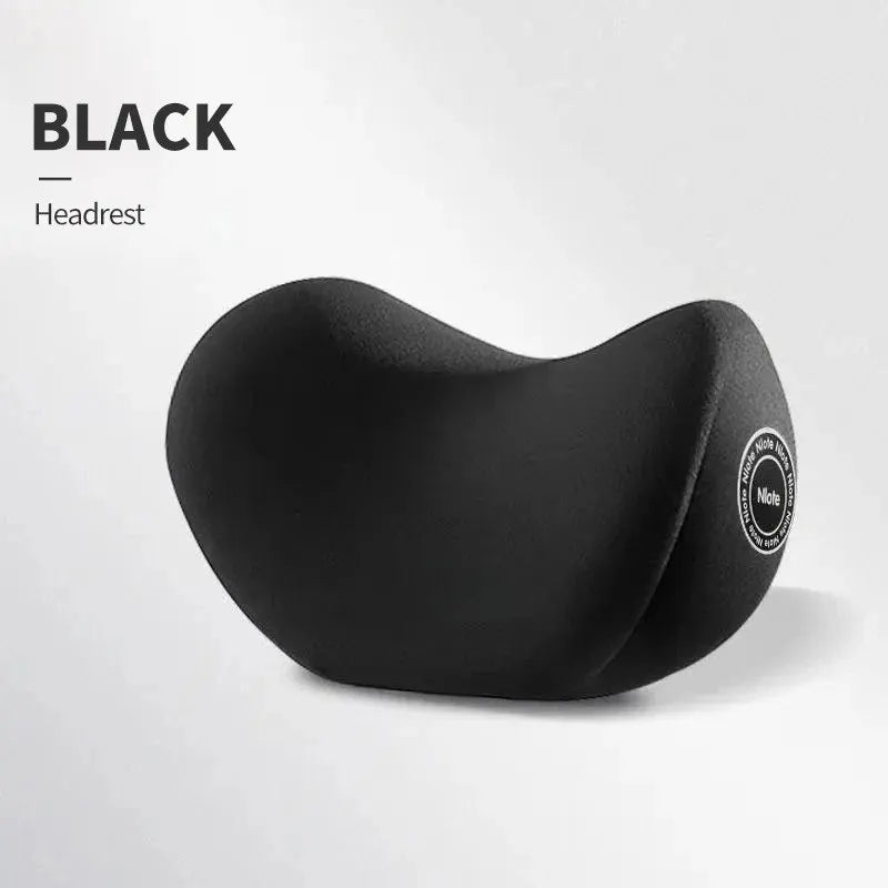 Car Neck Cushion Memory Foam Protective Lumbar Back Support Breathable Universal Car Headrest Pillow Car Supplies
