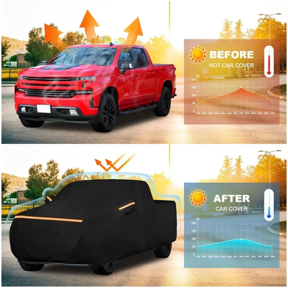 Waterproof Car Cover for Chevrolet Silverado 1500 Crew Cab