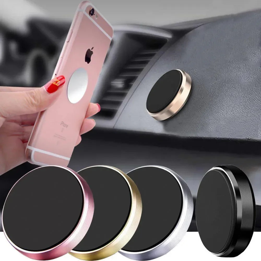 Universal Magnetic Car Phone Holder Rubber Stand