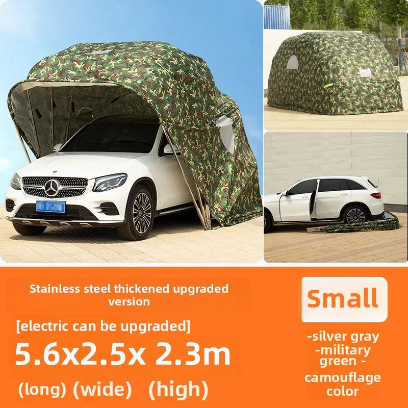 Car Folding Carport Outdoor Tarpaulin Mobile Garage