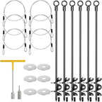 12mm Steel Ground Anchors Kit for Sheds and Canopies