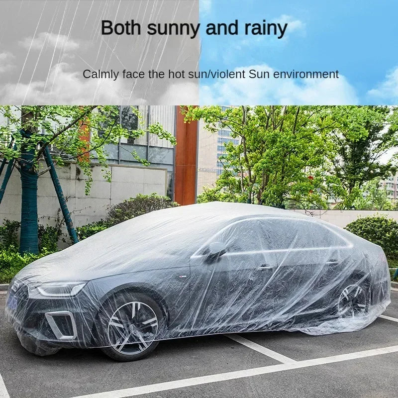 Transparent PEVA Car Cover for Indoor Vehicle Protection