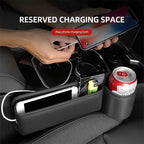 Leather Car Seat Gap Storage Box for BMW Models