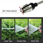 High Pressure Water Gun with Foam Bottle – Garden Hose Car Washer