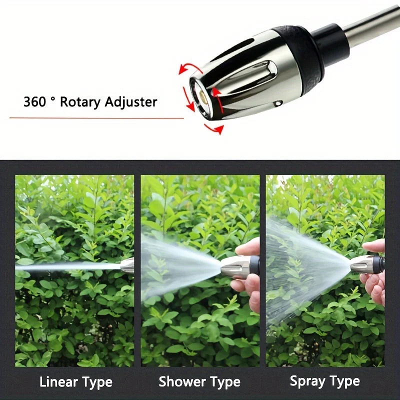 High Pressure Water Gun with Foam Bottle – Garden Hose Car Washer