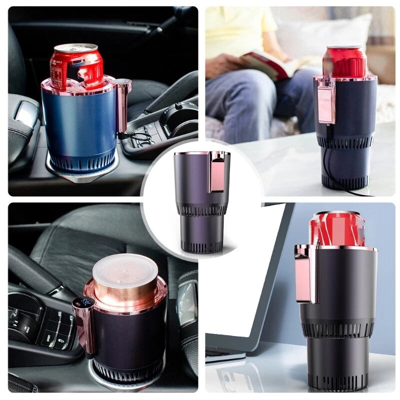2-in-1 Car Cup Cooler & Warmer – Smart Mini Drink Holder